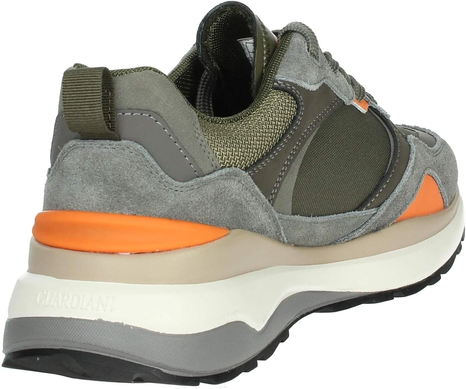 Alberto Guardiani Кроссовки Alberto AGM318500 Virgin 3185 Low M Suede Men's Lace-Up Trainers Grey/Nyll.Mult.Gr/Nubuck — фото 3