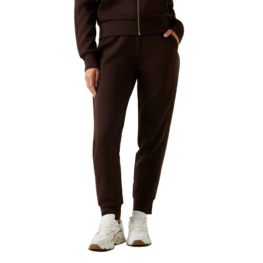 

Брюки Guess New Victoire Scuba sweat, коричневый