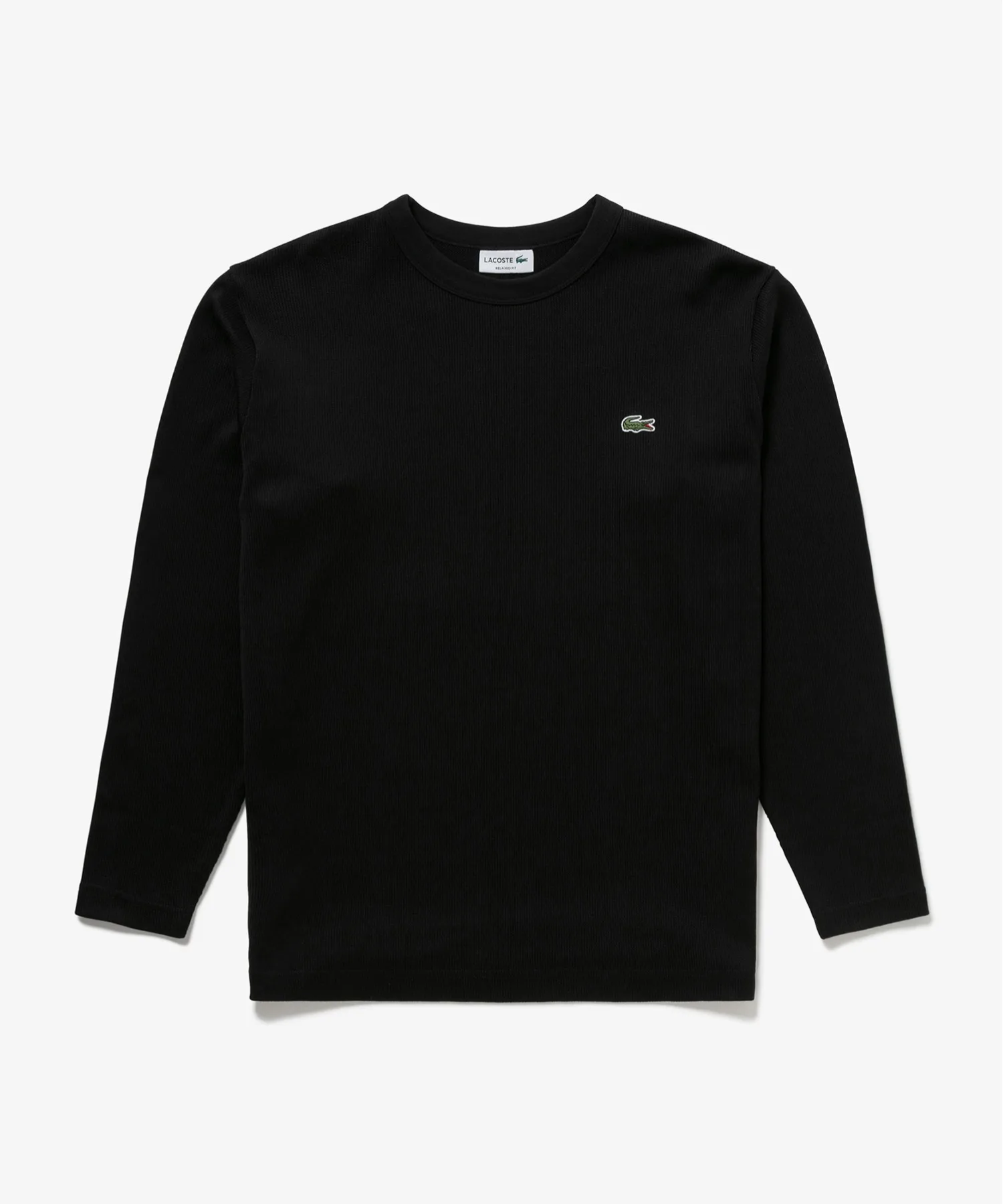 Унисекс футболка LACOSTE из плотного хлопка с логотипом белая — фото 4