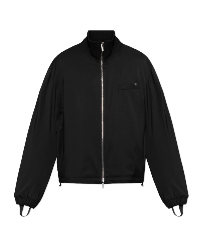 

Шерстяная куртка с карманами Helmut Lang, черный