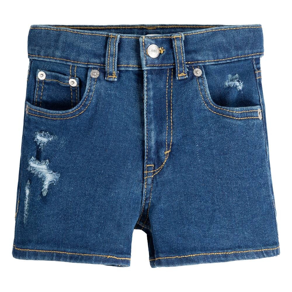 

Джинсовые шорты Levi's Mini Mom для девочек 4–6 лет, цвет Richards