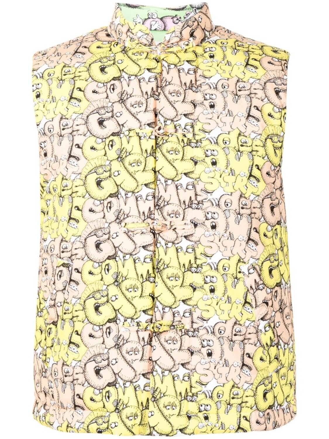 

Дутый жилет с логотипом Comme Des Garçons Shirt, желтый