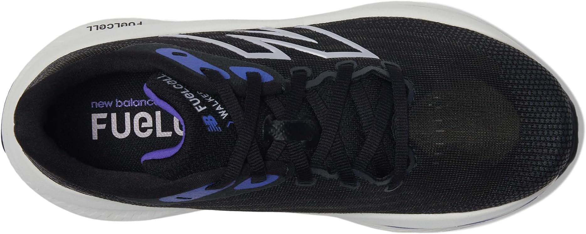Кроссовки New Balance FuelCell Walker Elite, цвет Black/Electric Indigo — фото 2