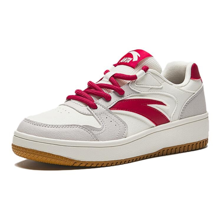 Детские кроссовки для скейтбординга GS Low-top Ivory White / One-degree Grey / Raspberry Red Anta Kids, серый — фото 2