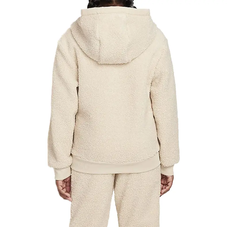 Свитшот Sportswear Club FW24 Fleece для подростков Nike, бежевый — фото 4