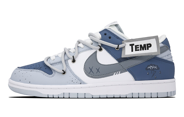 

Мужские кроссовки для скейтбординга Nike Dunk Low, серо-синий