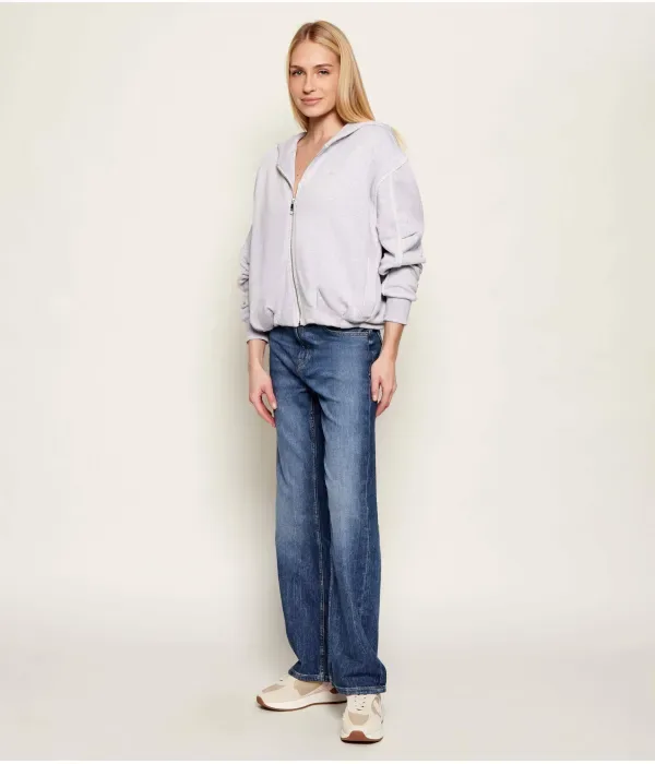Толстовка C_Elendy relaxed fit Boss Orange, серый — фото 2