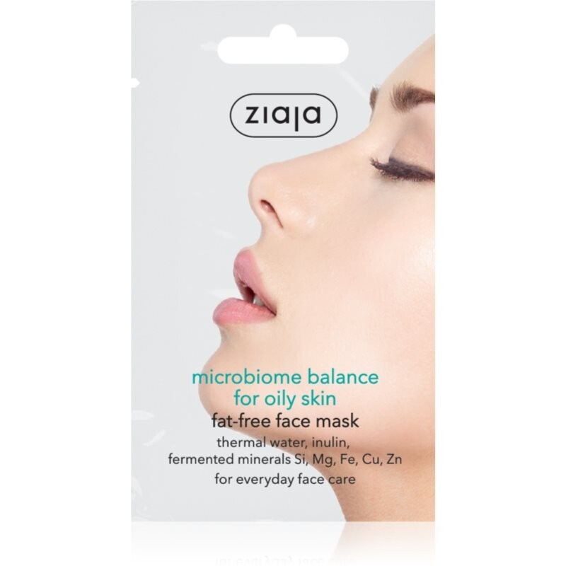 

Ziaja Masks Microbiome Balance обезжиренная маска баланс микробиома для жирной кожи 7 мл