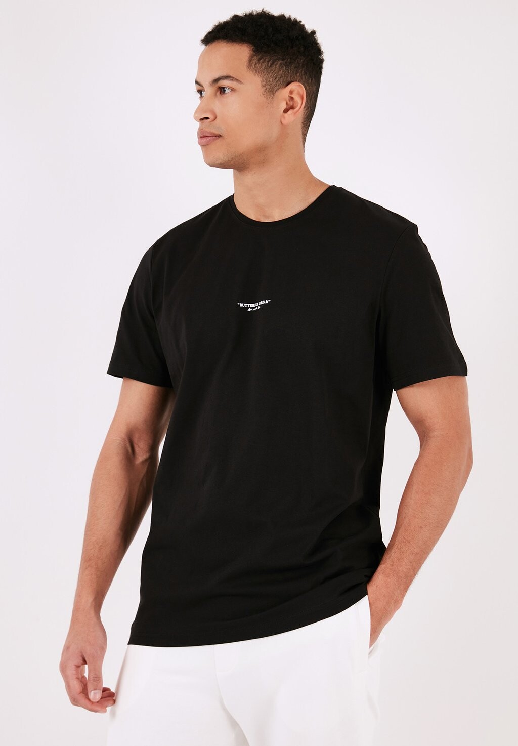 

Простая футболка REGULAR FIT Buratti, черный