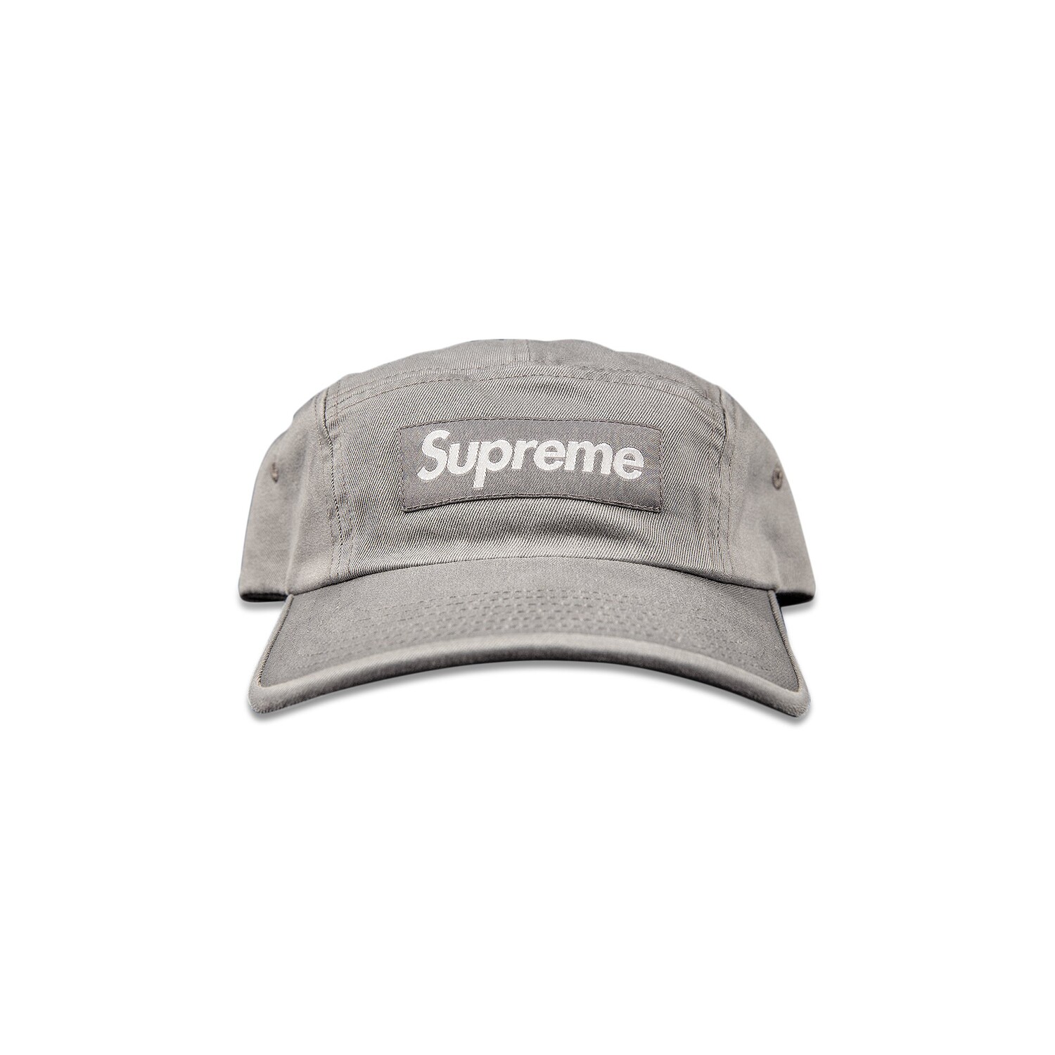 

Твиловая кепка Supreme из ткани чинос, цвет Серый