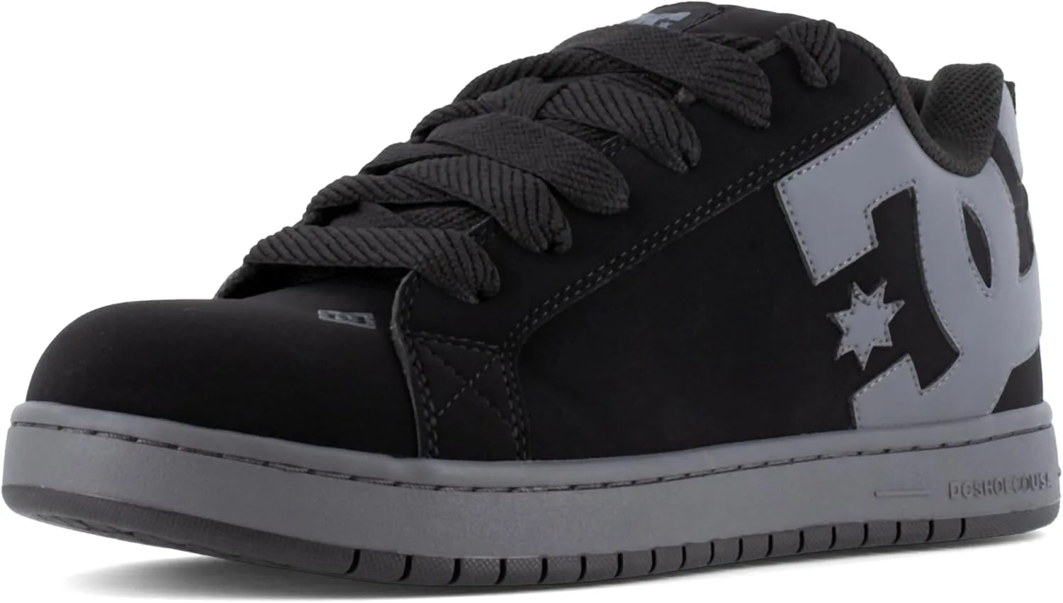 Рабочие ботинки DC Shoes Men's Court Graffik Work Black and Gray Composite Toe Boots Construction Shoes, черный — фото 4