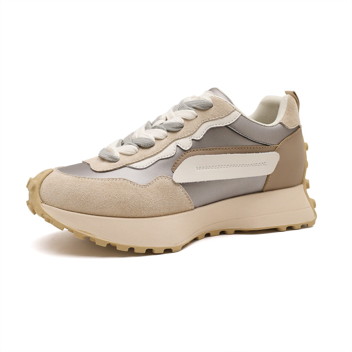 

Кроссовки D:FUSE SCANDINAVIA Chunky Sneakers Women's Low-top Beige, серый