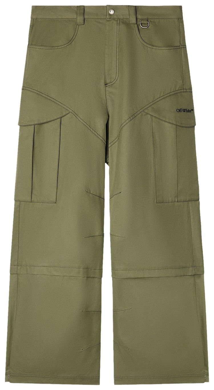 

Брюки Off-White Arrow Cargo Pant 'Army Green', зеленый