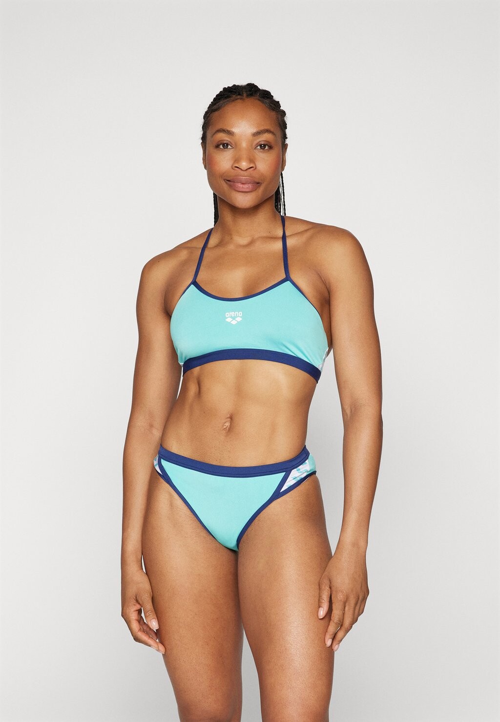 

Бикини WOMENS ICONS CROSS BACK SOLID SET Arena, светло-голубой