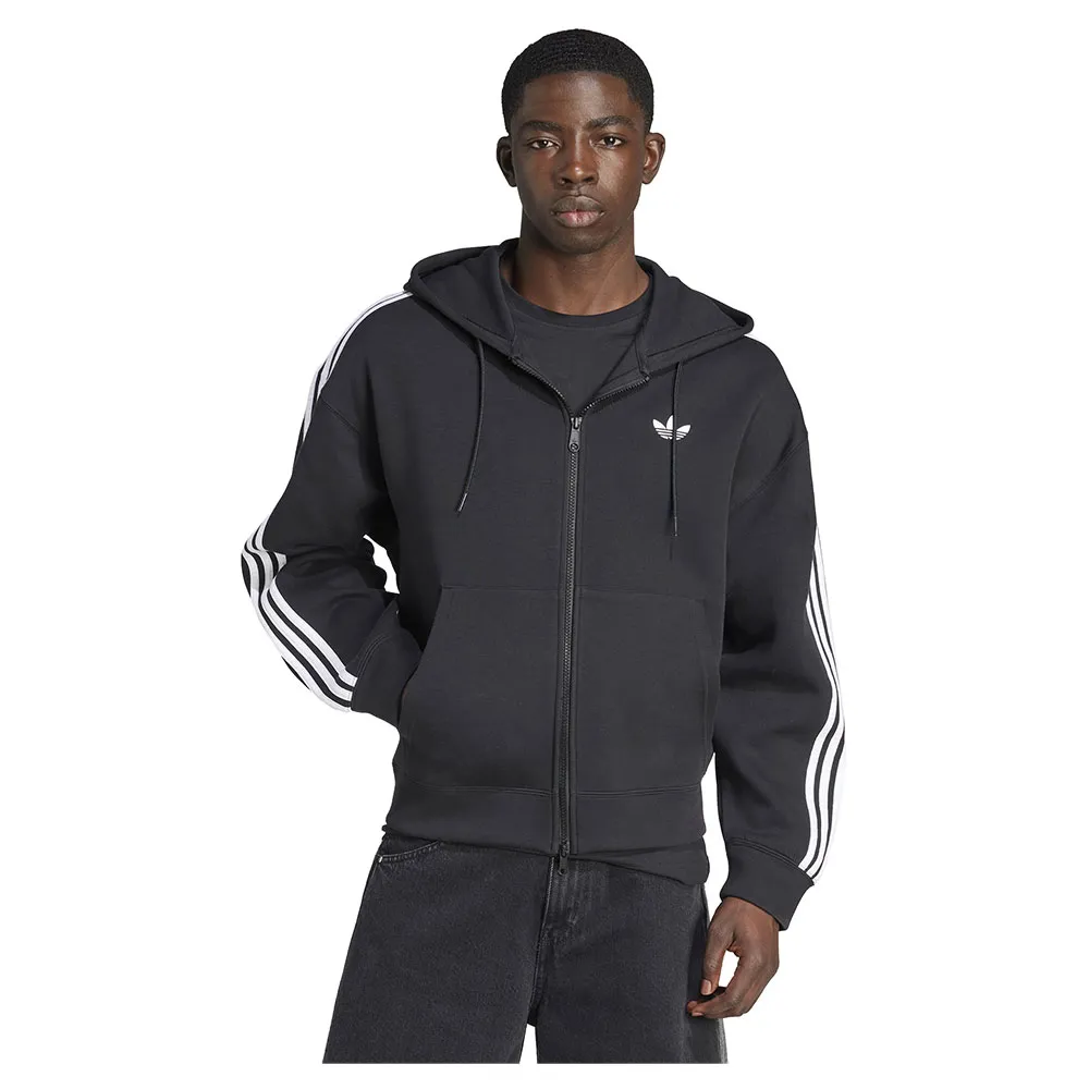 

Толстовка adidas Originals Adicolor Spacer Oversized full zip, черный