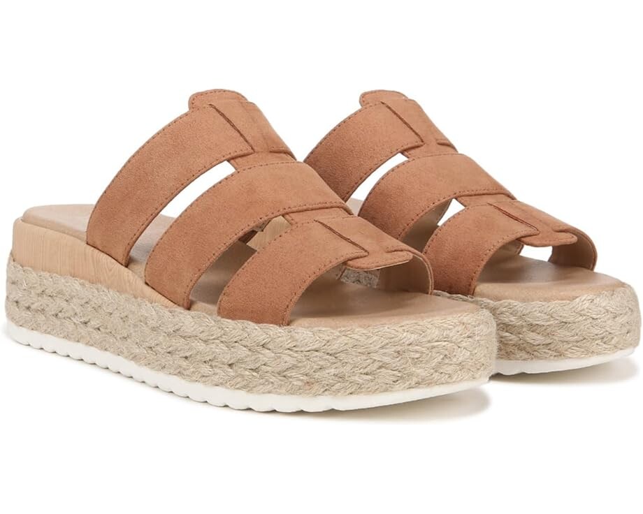 

Сандалии Dr. Scholl's Electric Espadrille, цвет Chip Brown Microfiber