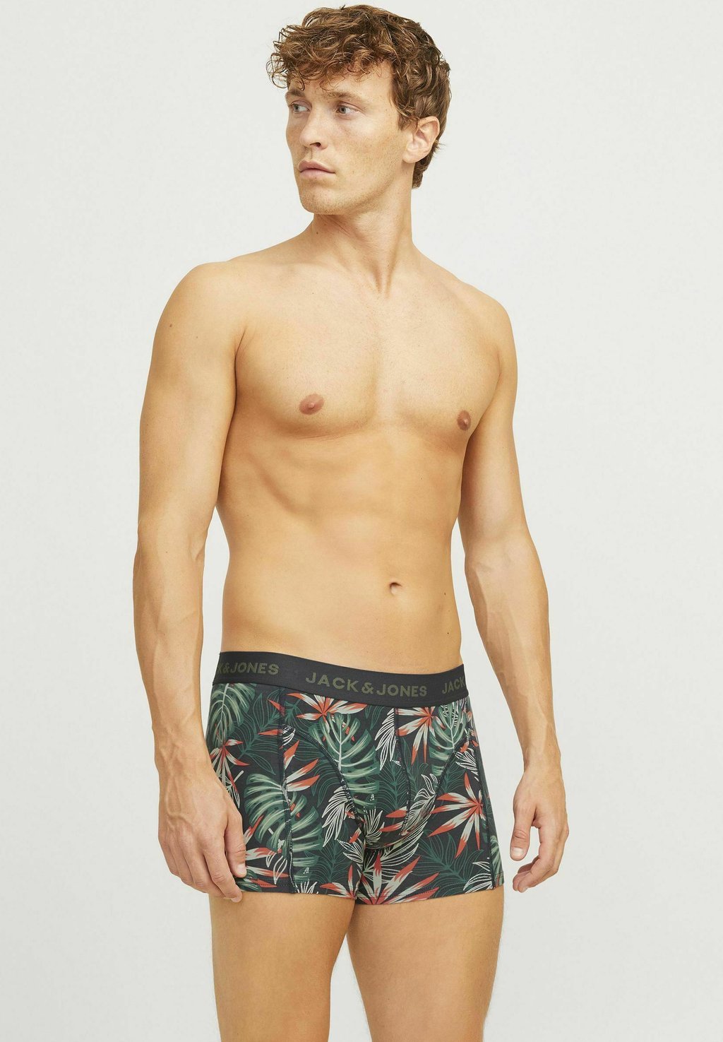 

Трусы 3 PACK Jack & Jones, хаки
