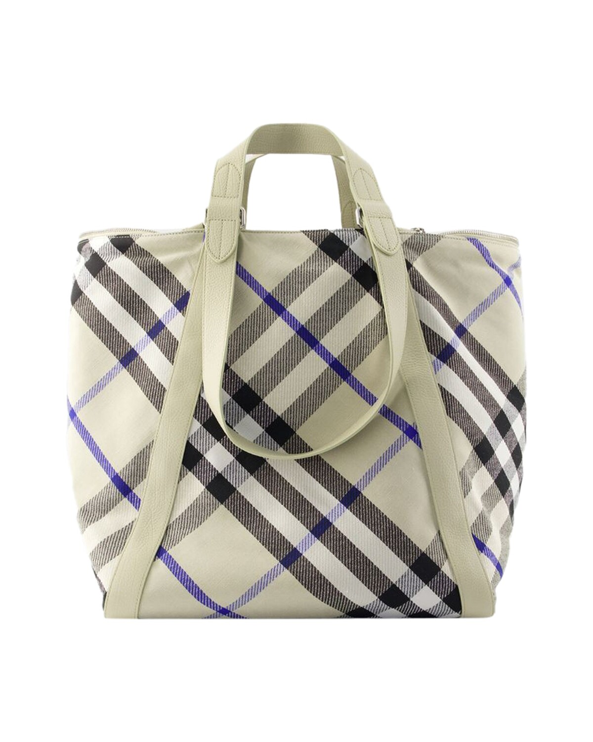 

Сумка-шоппер среднего размера - Burberry - Синтетика - Нейтральный, мультиколор