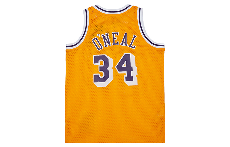 Детская баскетбольная майка Mitchell & Ness Mitchell Ness, желтый — фото 3