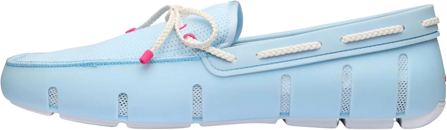 Лоферы мужские SWIMS Braided Lace Loafer, пыльно-голубой/белый