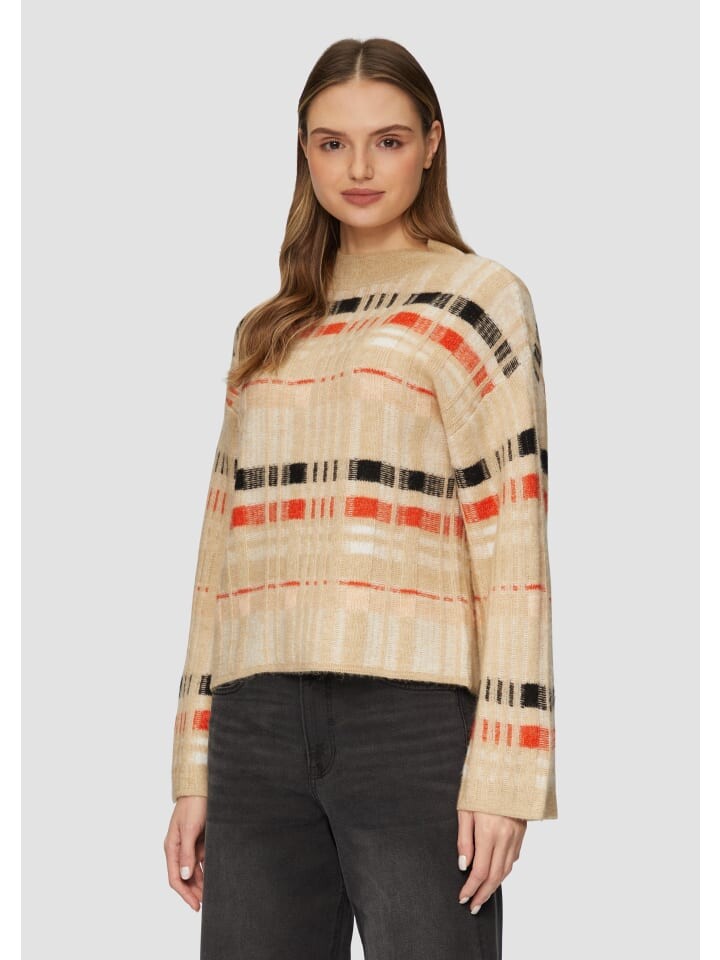 

Пуловер s.Oliver Strickpullover langarm, цвет Beige-orange
