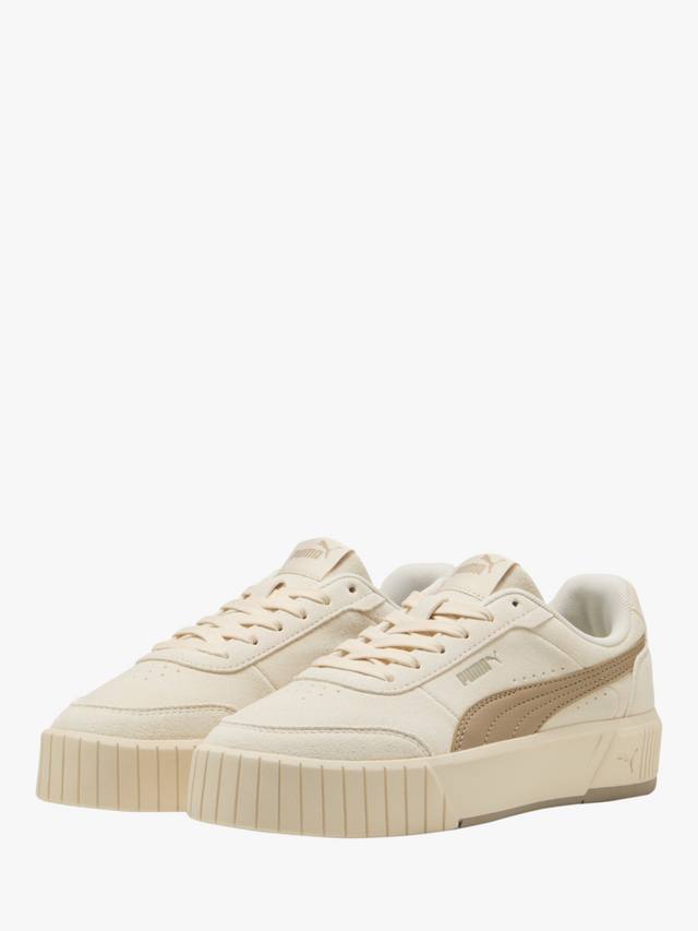 Carina Mia замшевые шнурованные кроссовки PUMA, Beige — фото 2