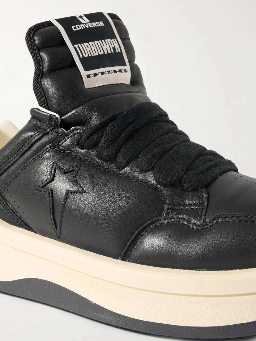 Кроссовки Converse Inflated TurboWPN из кожи Rick Owens, черный — фото 4