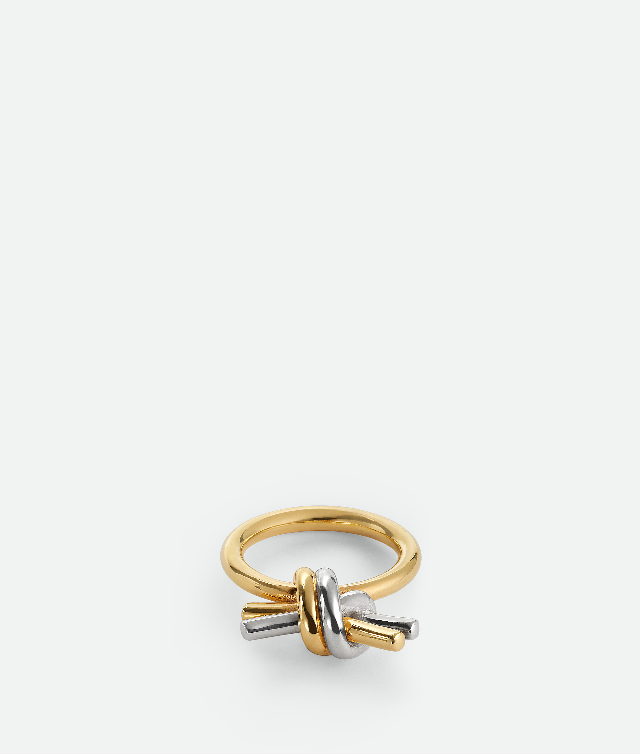 

Knot ring BOTTEGA VENETA, желтое золото/серебро