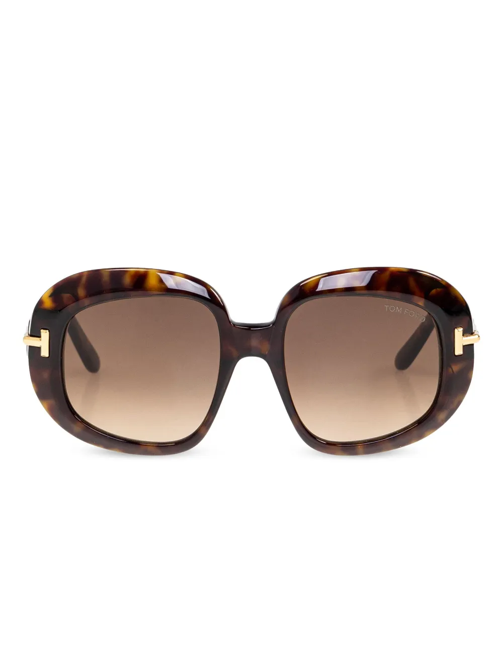 

Солнцезащитные очки Icon Round TOM FORD Eyewear, коричневый