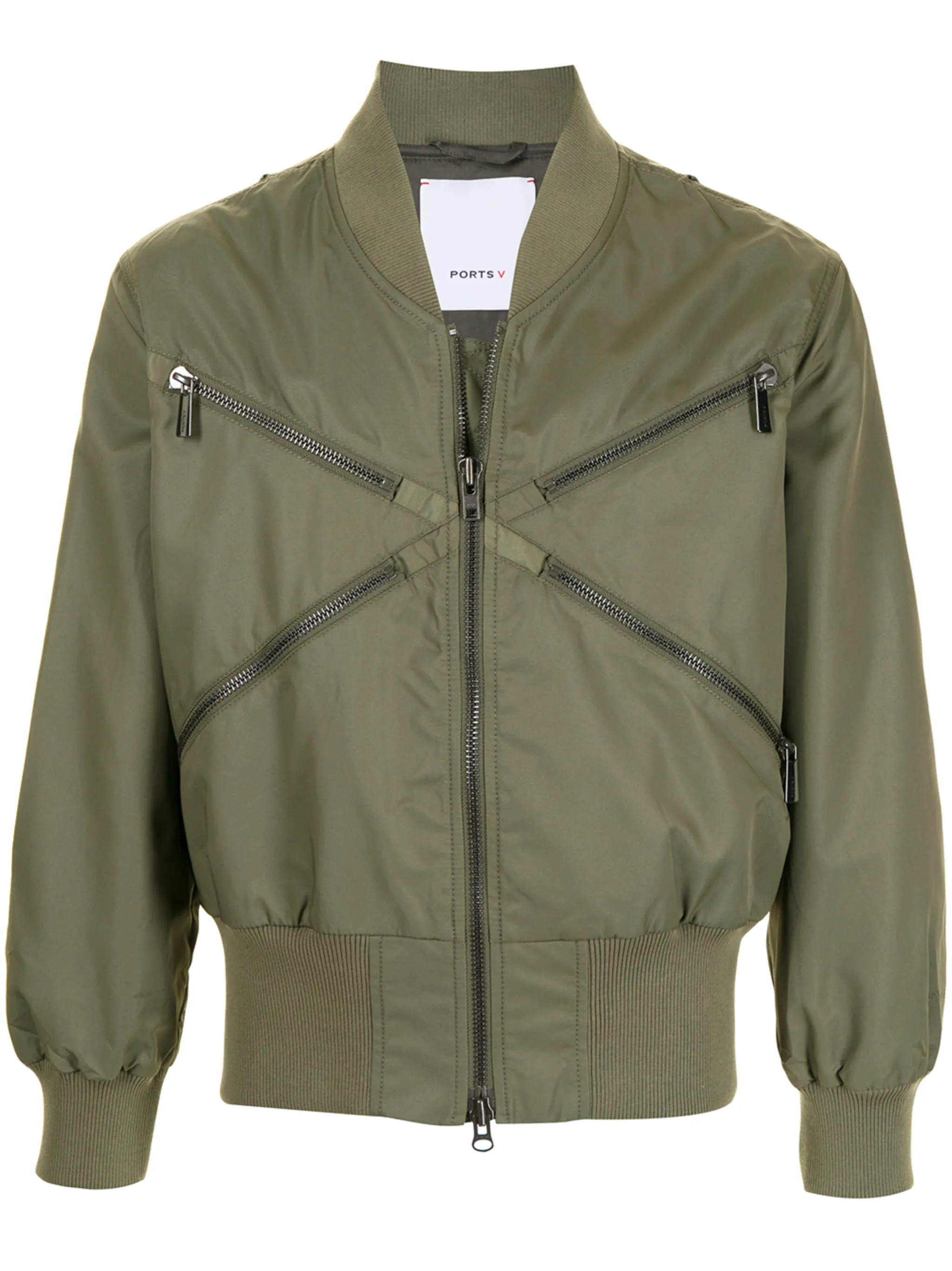 

Бомбер с молниями Ports V, зеленый