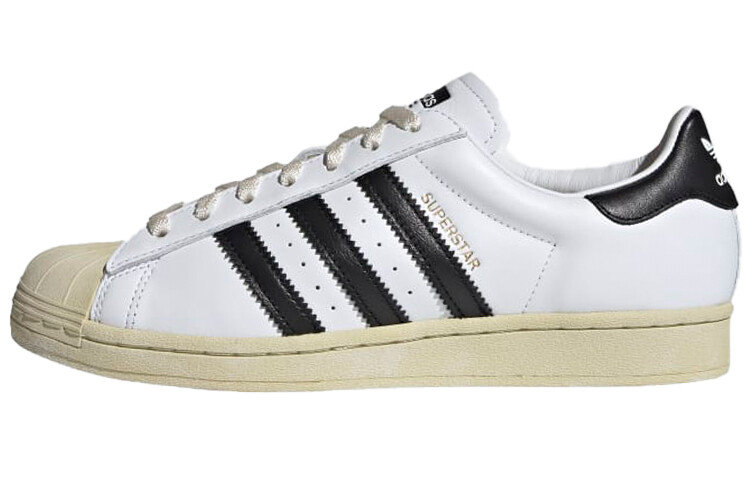 

Кроссовки Adidas Originals Superstar White Black Aged Sole