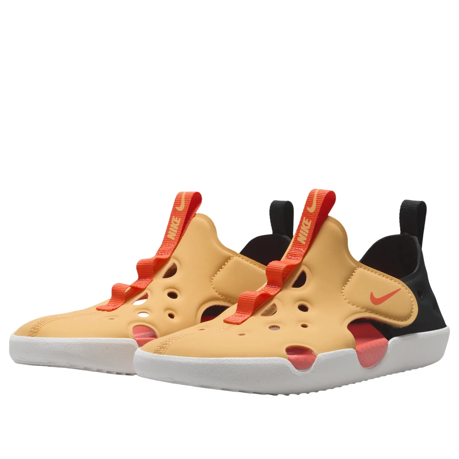 (PS) Кроссовки Nike Sunray Protect 4 'Оранжево-черный' — фото 4
