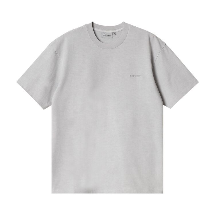 

Футболка Carhartt WIP Duster Script T-Shirt Basalt (Garment Dyed), серый