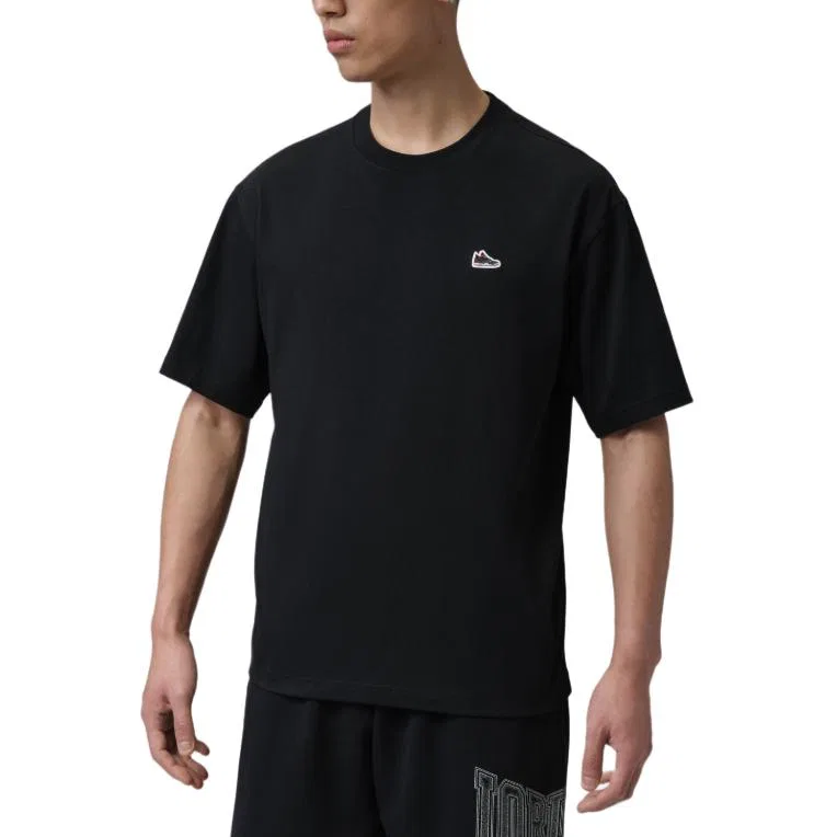 Футболка мужская black crew neck Jordan