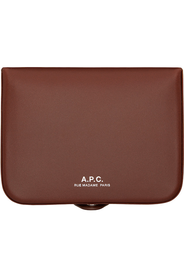 

A.P.C. Коричневый кошелек Джоша