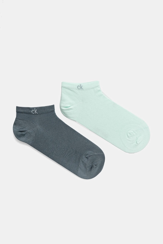 

Носки 2 пары Calvin Klein, бирюзовый