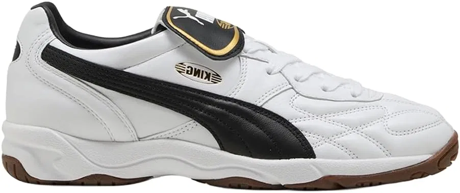 Кроссовки мужские PUMA King Indoor, цвет White/Black