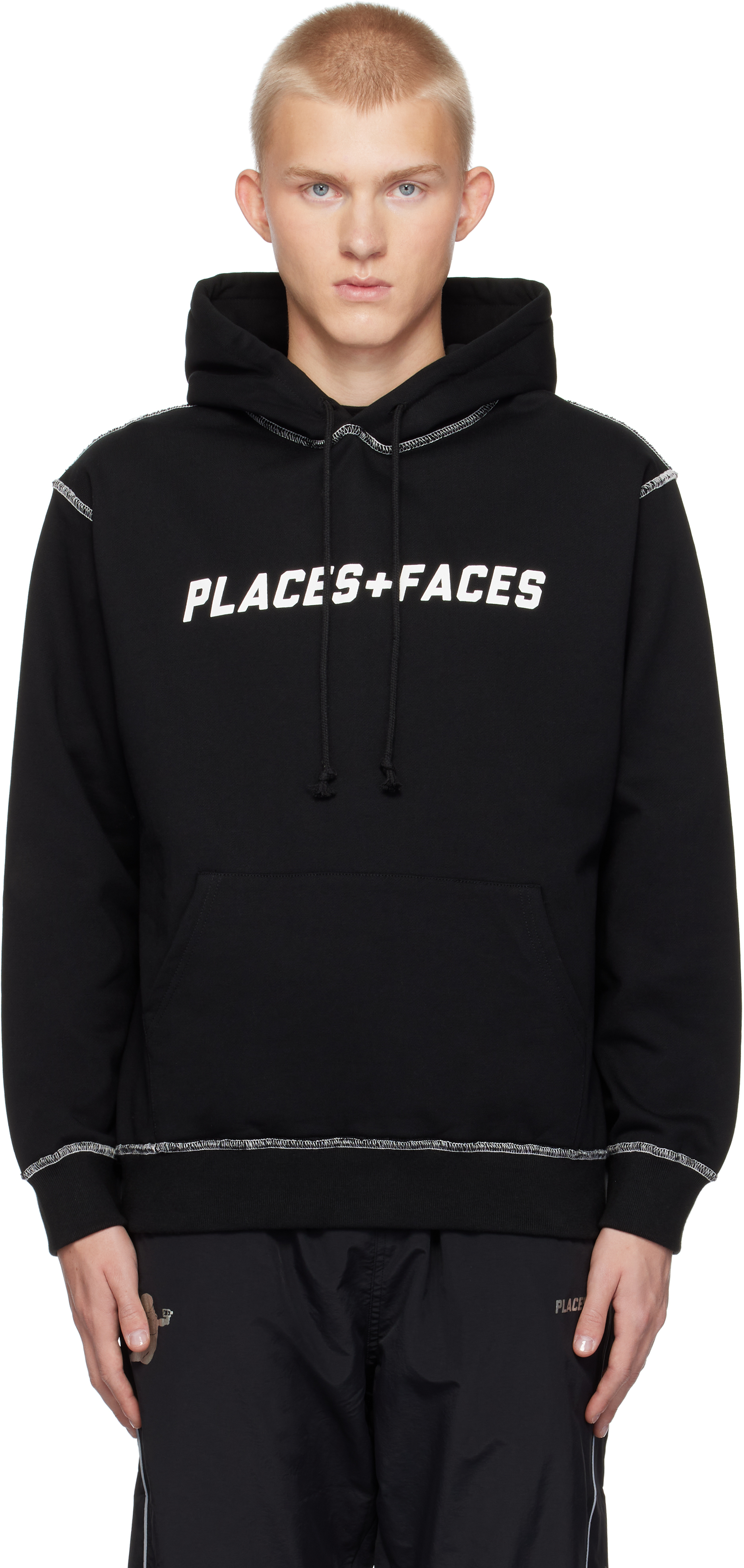 

PACES+FACES Толстовка с контрастной строчкой PACES+FACES PLACES+FACES, черный