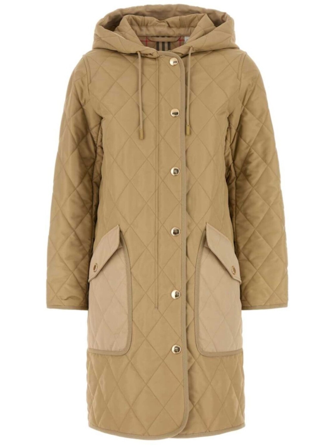 

Burberry пальто с эффектом мателассе