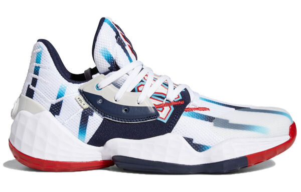 Кроссовки harden vol. 4 gca Adidas, белый — фото 2