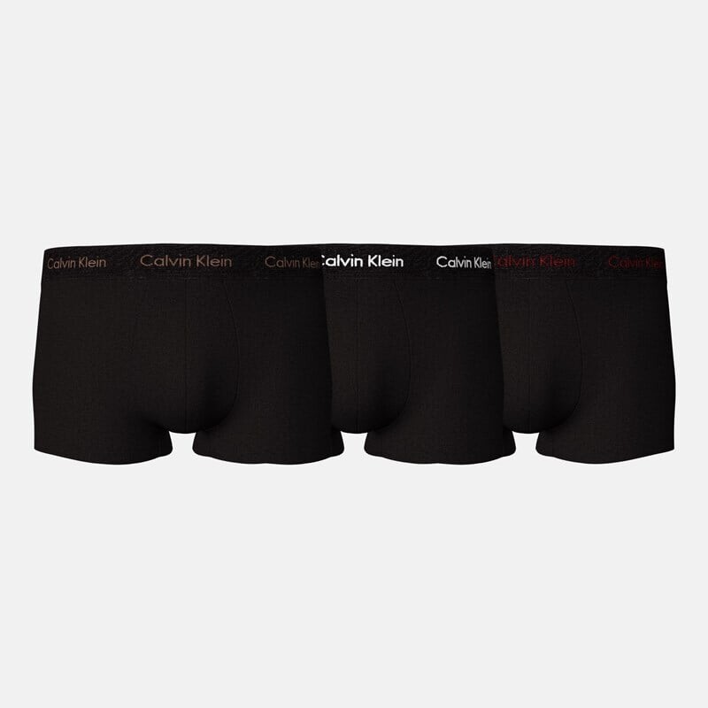 

Мужские боксеры с низкой посадкой, 3 шт Calvin Klein, черный