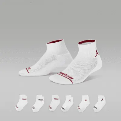 Носки Jordan Legend Kids' Ankle Box Set (6-шт), белый