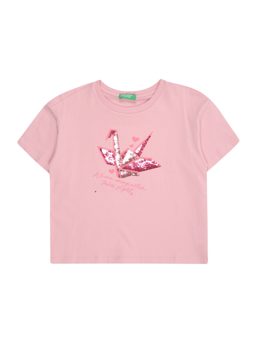 

Рубашка UNITED COLORS OF BENETTON, цвет Rose/Rose/Dusky pink