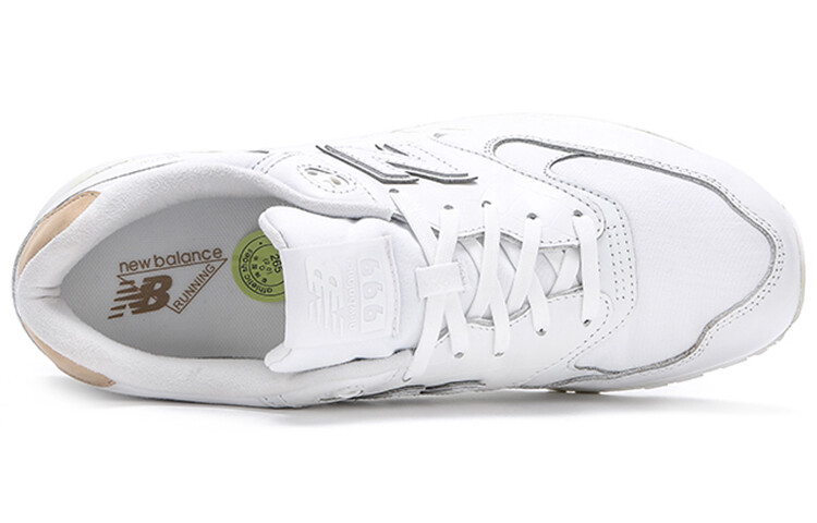 Кроссовки мужские NB 999 с низким верхом, белые New Balance — фото 3