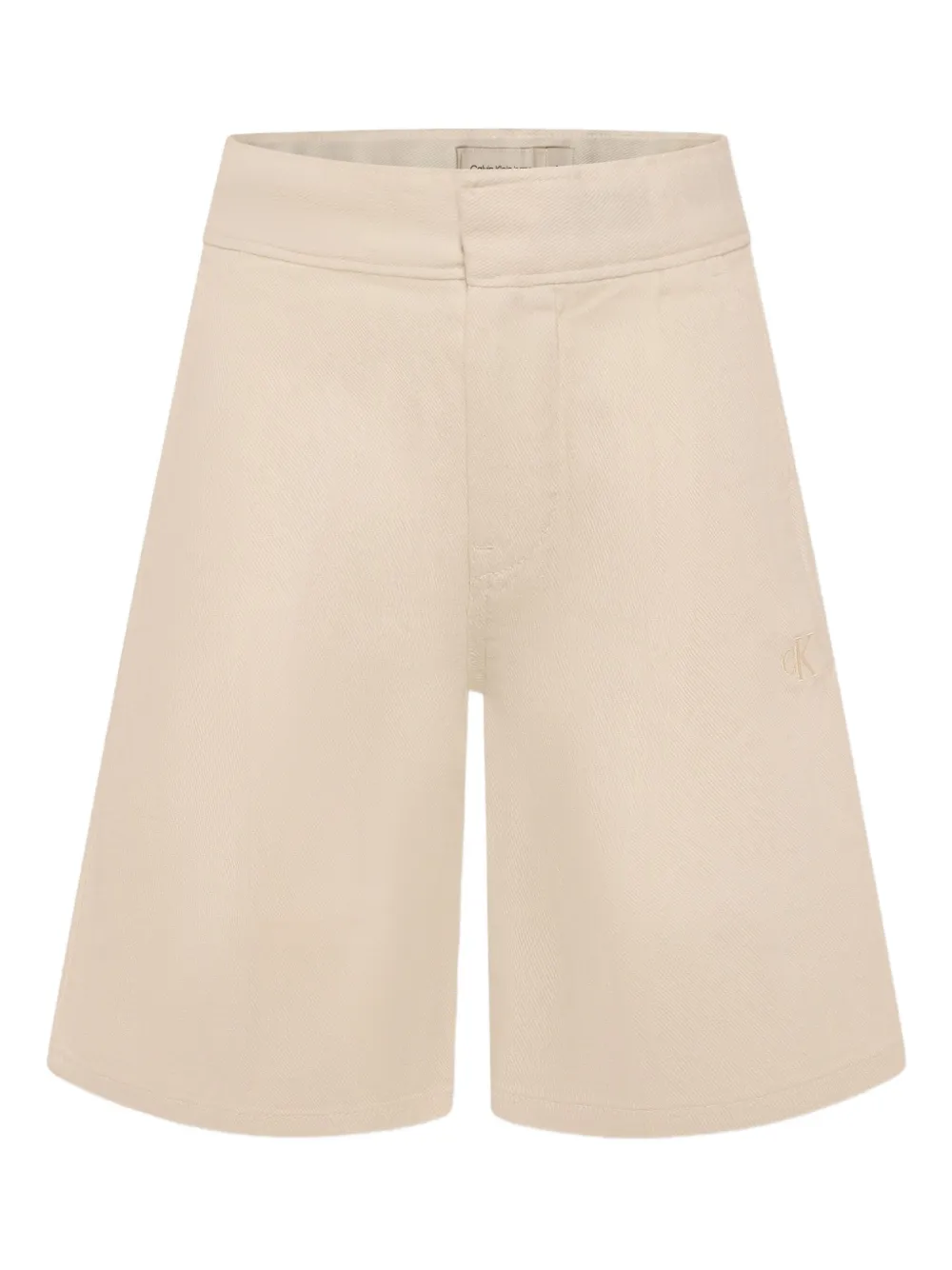 

Хлопковые шорты Calvin Klein Kids, нейтральный