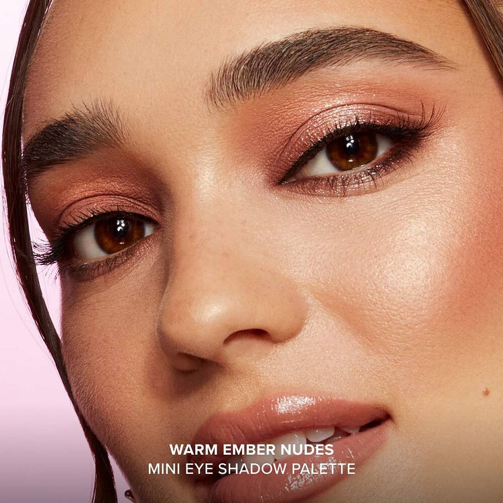 Палетка теней для век Too Faced Mini Born This Way, вдохновленная цветом лица, цвет Warm Ember Nudes — фото 4