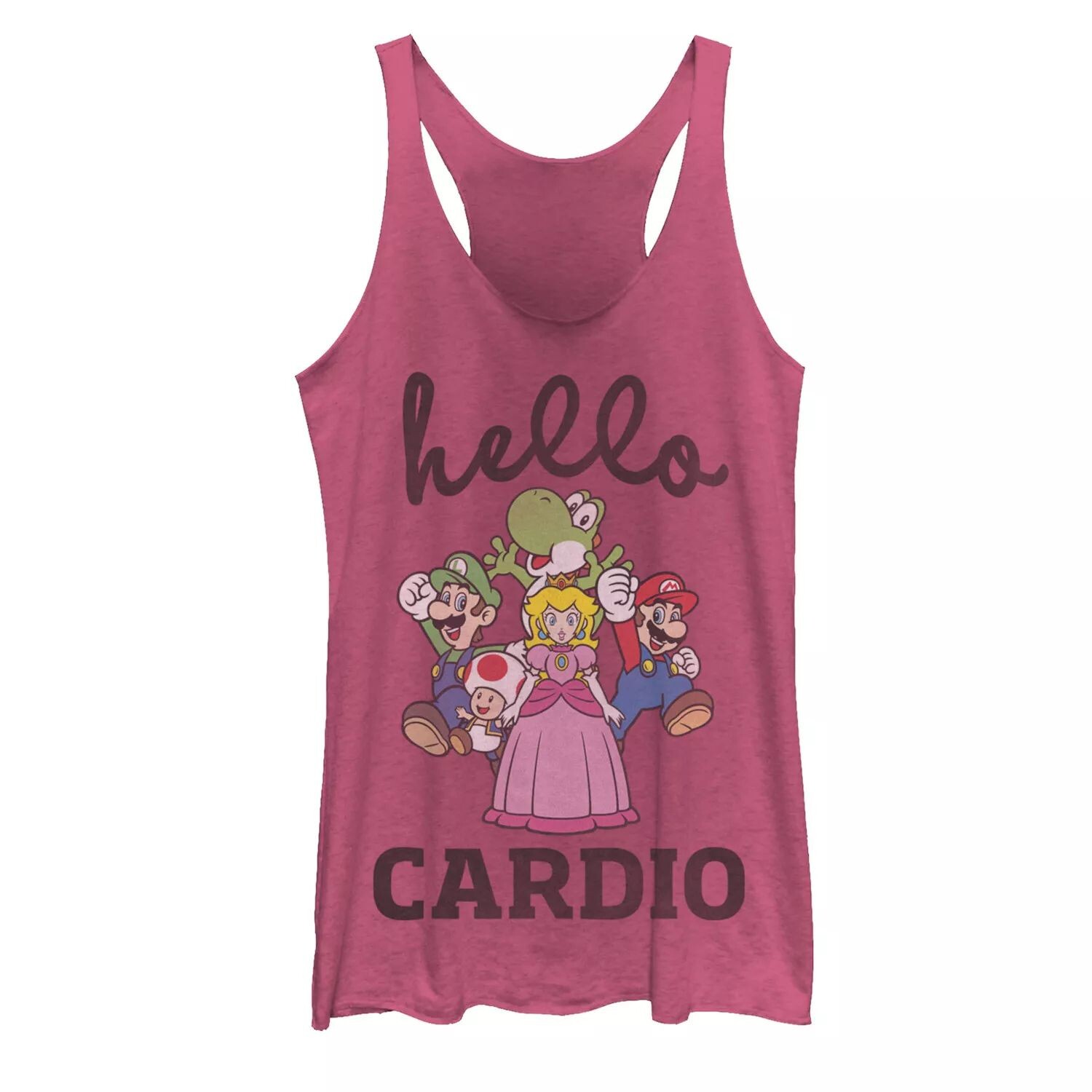 

Майка с курсивом и курсивом для детей Nintendo Super Mario Hello Cardio Licensed Character