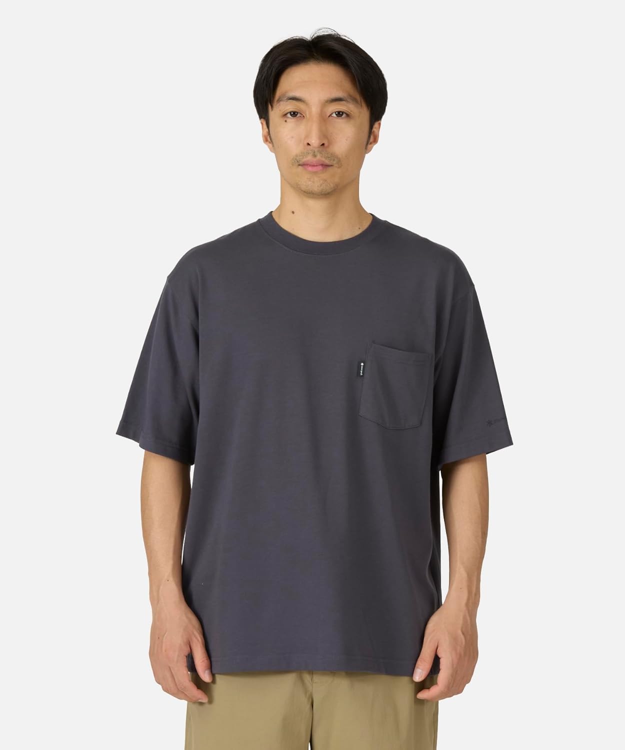 

Футболка с коротким рукавом Snow Peak Pocket OWH NSD-TS-25AU001 002, серый