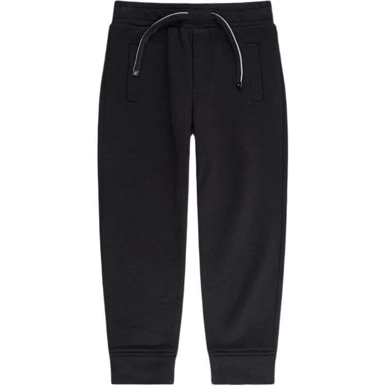 

EMPORIO ARMANI Подростковые вязаные спортивные штаны SS24 Black