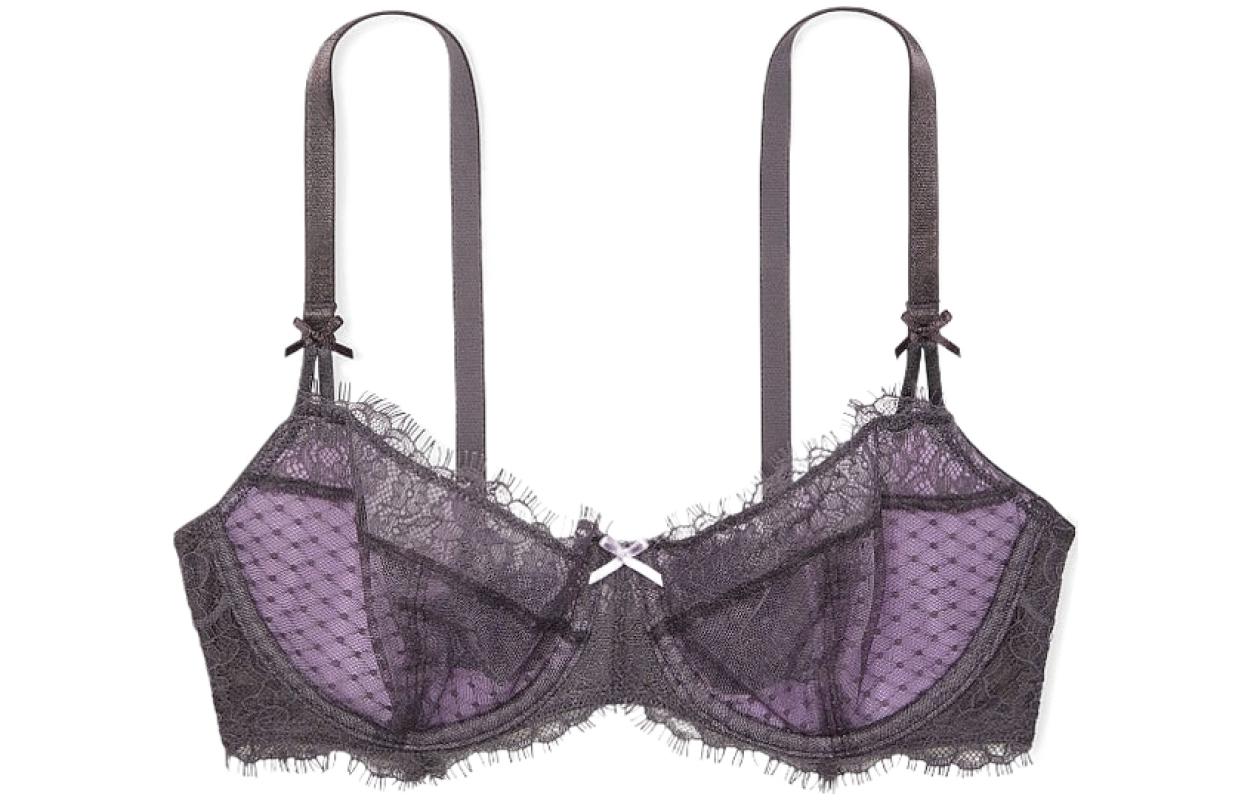 

Женские бюстгальтеры Victoria's Secret, фиолетово-серый